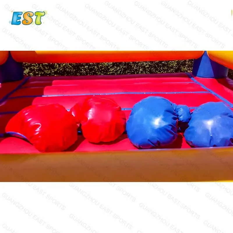 New kids game arena inflatable battle zone boxing ring outdoor wrestling game for sale