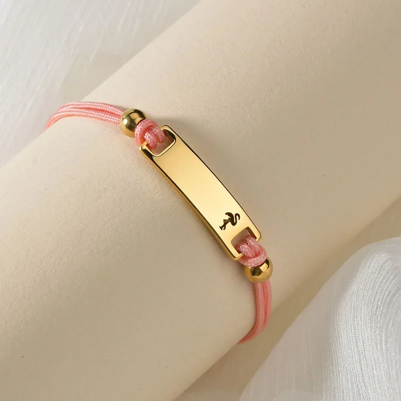 Braccialetti Dell'Amicizia Personalizzati In Acciaio Inossidabile - Regalo Inciso Per Lei E Lui, Coppia, Madre E Figlia, Con Scatola