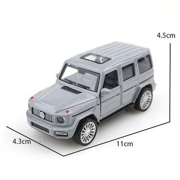 (bagged)1:43 Benz G-class, Alloy Model Car, Simulated off-road vehicle, children's alloy car, boy's toy model, car ornaments 5