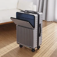 Ensemble de valises Comanlai avec roulettes à 360° °   Valises à roulettes et cadenas TSA, valises rigides en ABS, lot de 2 valises à roulettes, poignée télescopique 6
