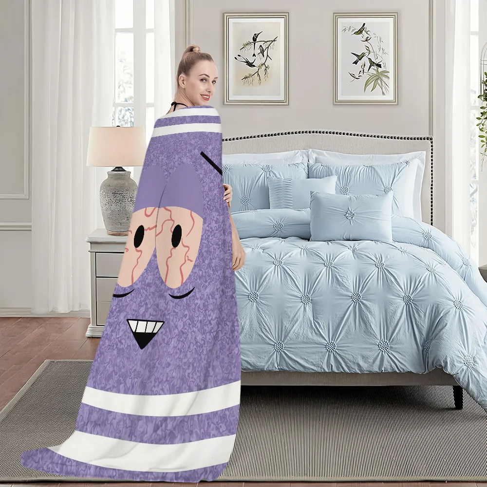 Cartoon Funny Blanket Plush Nap Sofa rug for Living T-Towelie Room Warm Office Bedroom Birthday Home Travel Kid Gifts 5