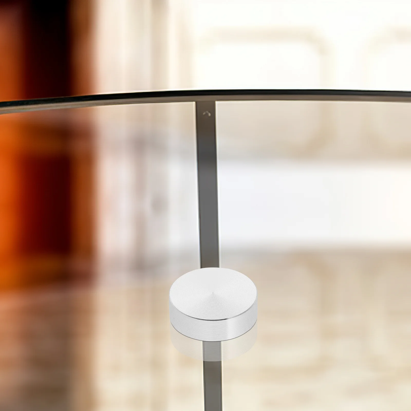 6 Pcs Solid Table Thick Tea Table Discs Cake Glass Tops Adapter Thick Circle Table Thick Tea Table Discs Table
