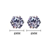 1 Pair White Magnetic Earrings Magnet Ear Clips Men Women Stud Earring Crystal Stone Stud Earring Clip No Piercing Jewelry Gift 2
