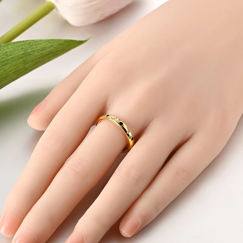 Heiße Original 925 Sterling Silber Ringe in den Größen 6, 7, 8, 9 für Damen und Herren – Funkelnde Sternen-Keltische Knoten Regenbogen-Blumenringe – Edler Schmuck – Detail 28