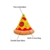 Supet pet sounding toy plush pizza resistant to chewing and molar training 3