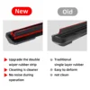 J/U hook General purpose car wiper silent car front windshield wiper soft double rubber strip windshield wiper 18"20"22"24"26" 3