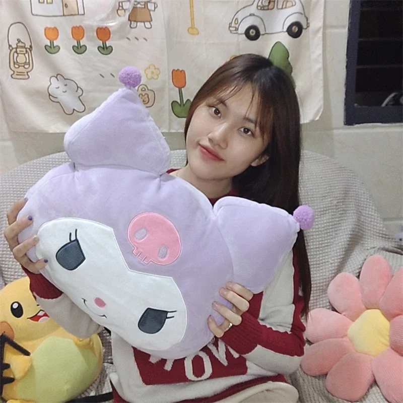 Comfortable Kuromi Back Cushion For Chair Japanese Style Lovely Pillow Sofa Bed Decorative Very Soft Throw Pillow Gifts Girl 6