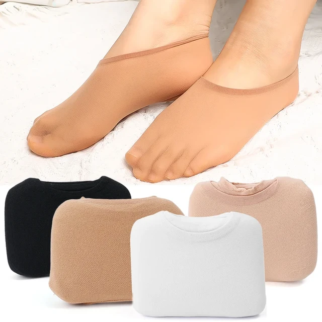 10Pairs Women Summer Invisible Footsies Shoe Liner Trainer Ballerina Boat  Socks Ladies Thin Sock Slippers Transparent Socks