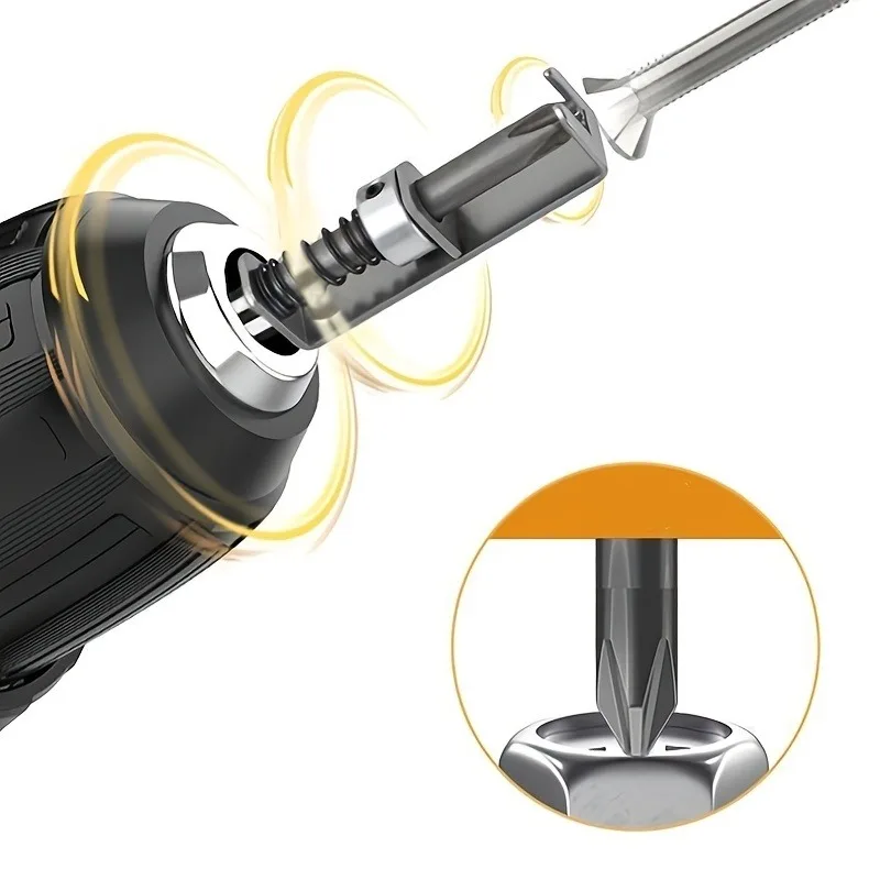 Federgespannter Schraubhalter, Bohrer-Bit-Fixierklemmen-Set, geeignet für Elektriker und Heimwerker-Reparaturen. – Detail 7