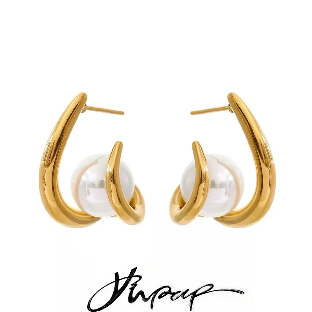 Yhpup Earrings Simulated Pearls