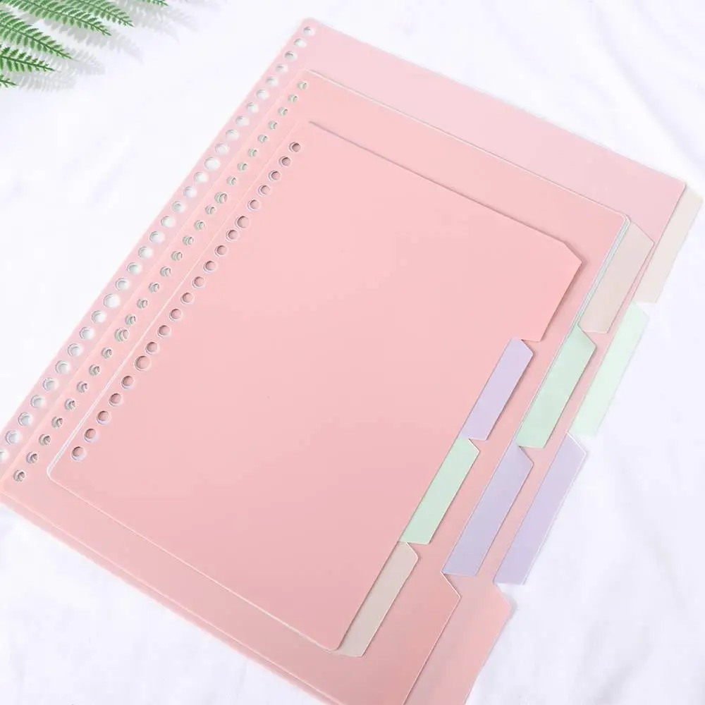 Coil Book Diary Bookmark B5 A5 A4 Binder Index Dividers Binder Index Page Loose-leaf Inner Page Notebook Separator