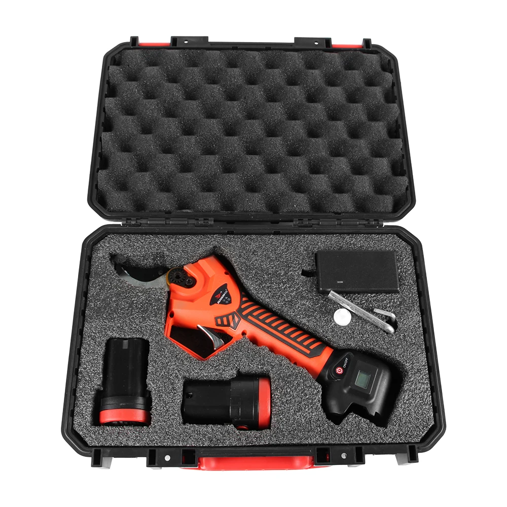 40MM(1.6inch) Rechargeable 16.8V Battery Power Electric Pruner Cordless Garden Pruning Shear Electric Scissors