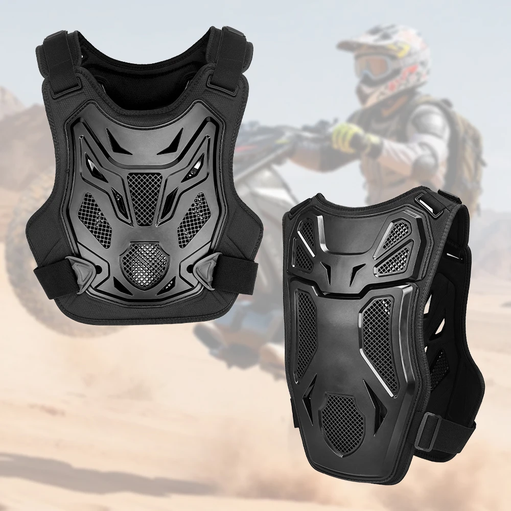 성인용 오토바이 아머 조끼 충돌 방지 오프로드 오토바이 보호 조끼 오프로드 라이딩 가슴 등 보호 장비