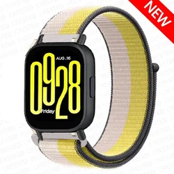Breathable Nylon Belt 22mm Watch Strap - Redmi watch 5 Lite (Oat Milk Lemon Zest)