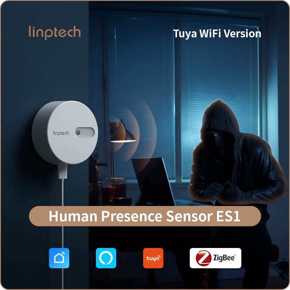 Linptech Human Body Presence Sensor ES1 Zigbee/Wifi Communication Millimeter Wav