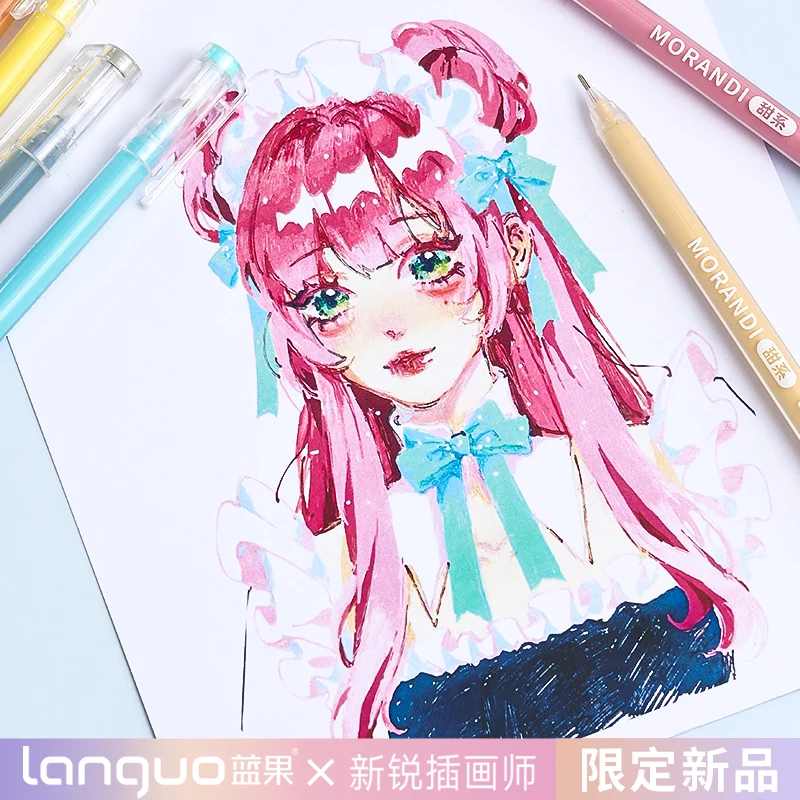 Kawaii Pens Set Multi Color Gel Ink Pens School Office Stationery gel pen colored pens