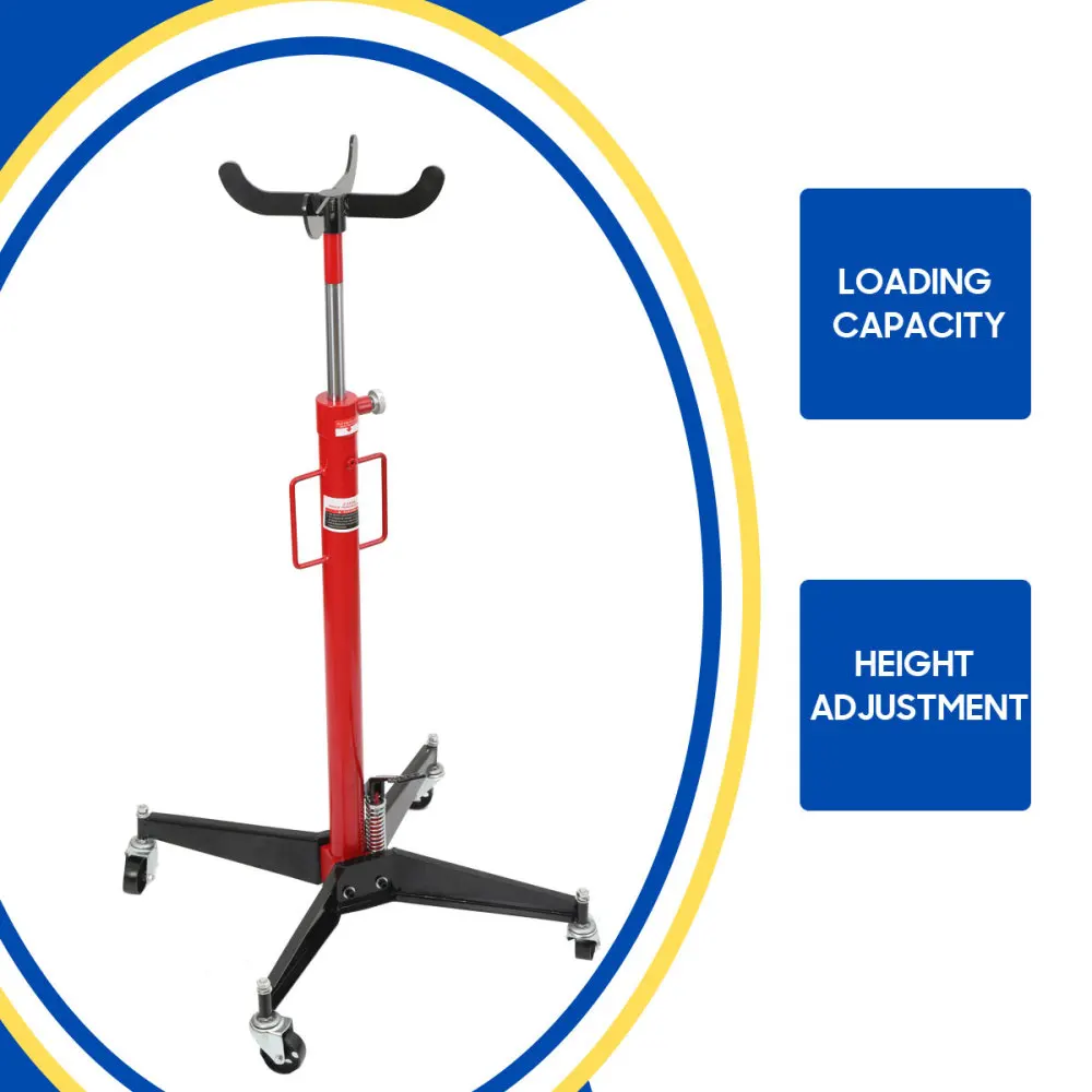 Transmission Jack 0.5T Heavy Duty Hydraulic Gearbox Auto Part Lifter Hoist Stand