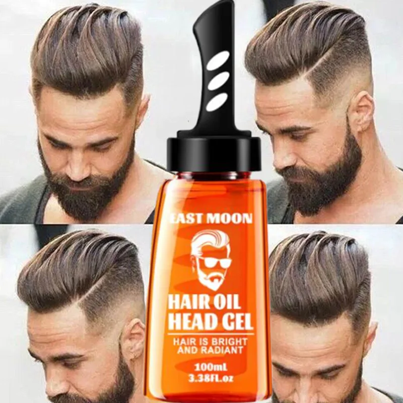 100ml Men Oil Head Hair Cream With Comb Shaped Natural Fragrant Non-sticky Texture  Hair Gel Tool Lasting Wax Fluffy Styling - Hair Styling Waxes & Cream -  AliExpress