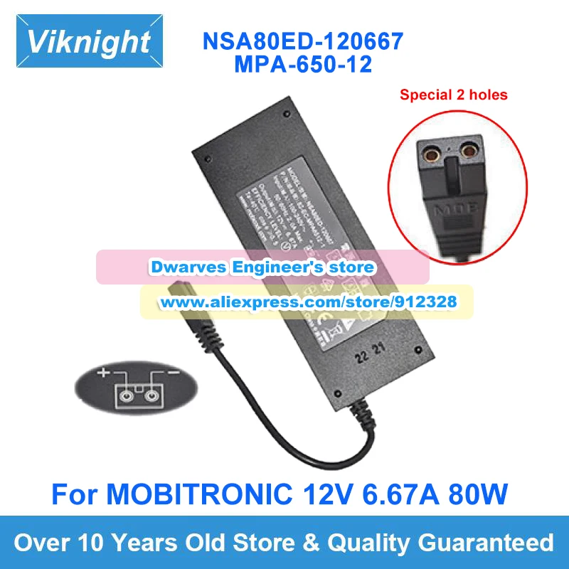 

Genuine NSA80ED-120667 Switching Power Adapter 12V 6.67A 80W Mobitronic 82-EC-MPA6512-1 MPA-650-12 for CHILLER UNIT VC-200