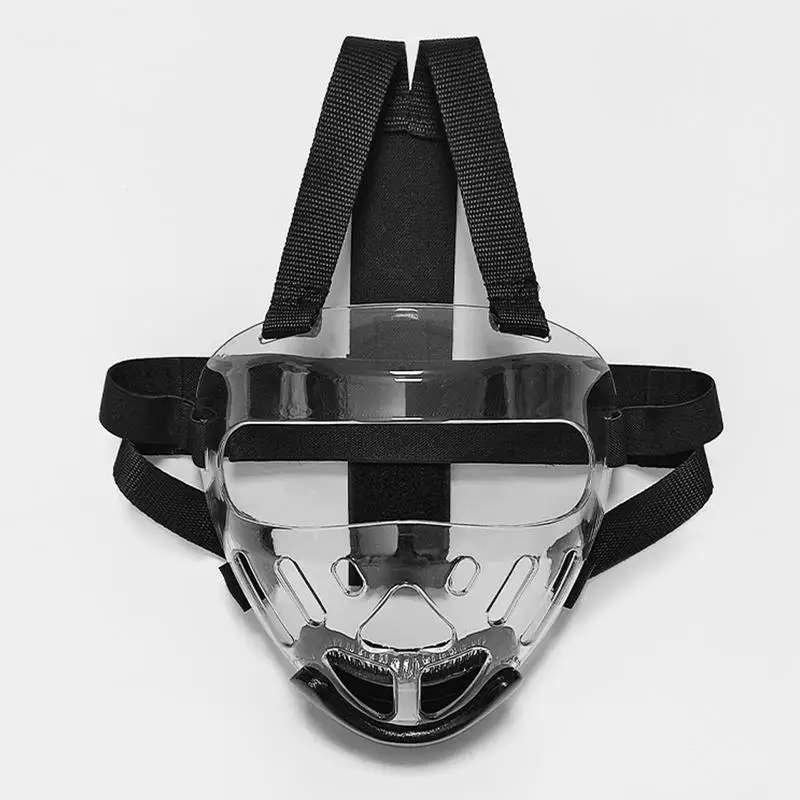 Clear Taekwondo Face Shield Taekwondo Protection Detachable Protector Protective Mask Facial Protective Gear for Adult Child