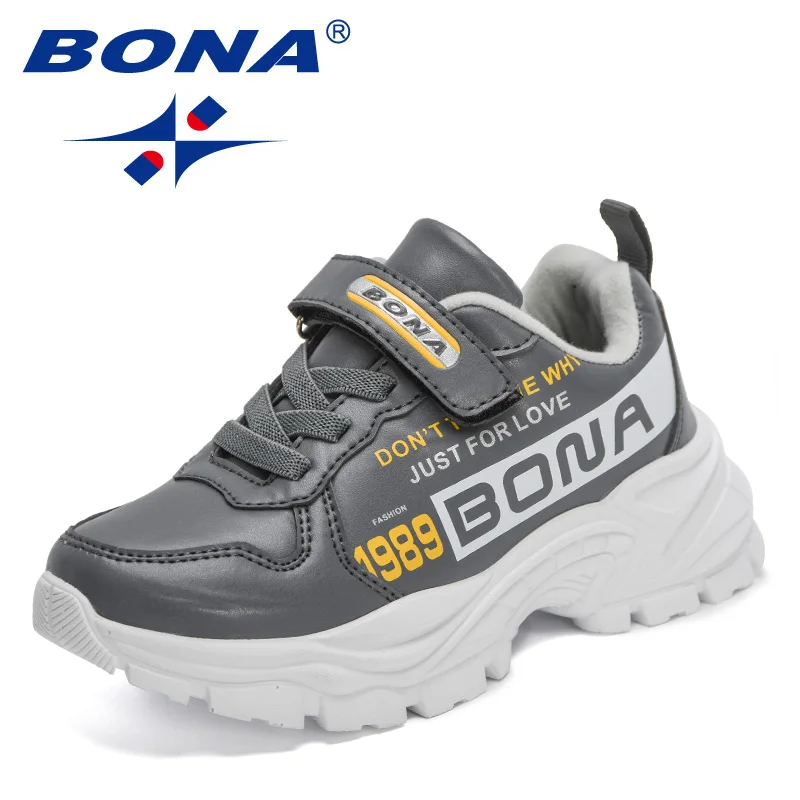 BONA 2022 Ż纹 ȭ ҳ Chunky Sneakers ⼺ ȭ ҳ ĳ־ ŷ Ź Children Comfy