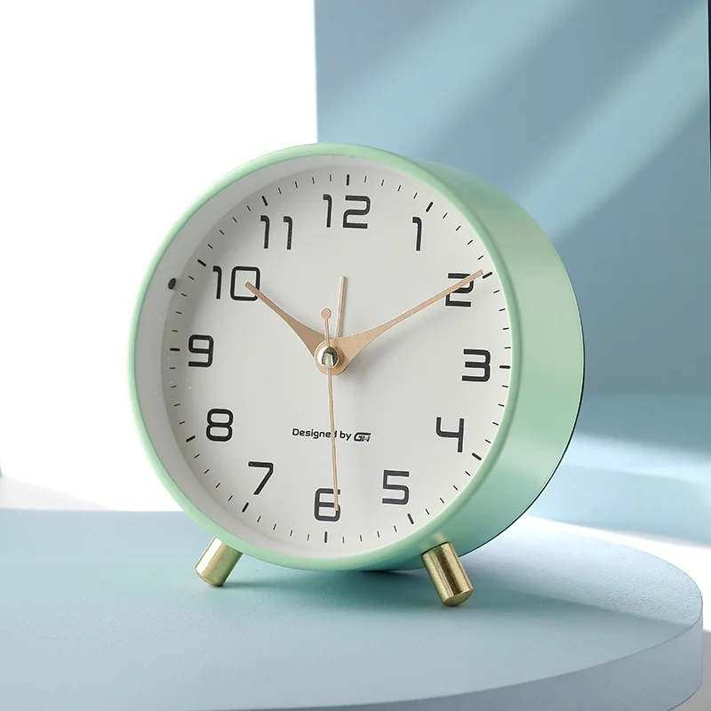 Nordic Luxus Wecker Stumm kinder Student Schreibtisch Tisch Uhr