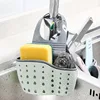 Kitchen Organizer Soap Sponge Drain Rack Sink Shelf Dish Drainer Portable Hanging Drain Basket Kitchen Gadget Kitchen Accessory 2