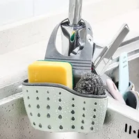 Kitchen Organizer Soap Sponge Drain Rack Sink Shelf Dish Drainer Portable Hanging Drain Basket Kitchen Gadget Kitchen Accessory 2