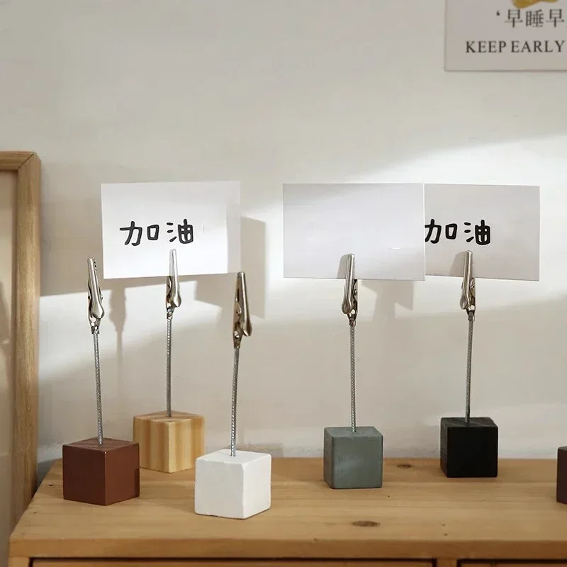 Wooden Memo Clips Business Card Display Stand Photo Picture Holder Message Note Holder Office Desk Organizer card holder,card display stand,desk card holder,photo card holder,postcard holder,sticky note holder,desk organizer