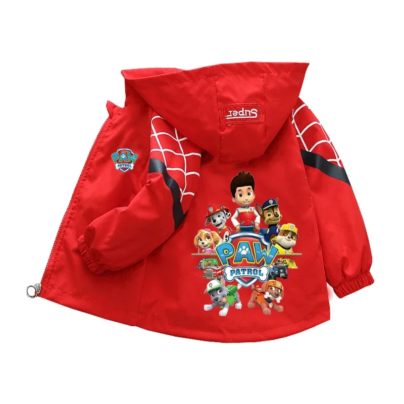 thumbnail image 1 of Chaquetas con capucha de la Patrulla Canina para niñas y niños, abrigos deportivos para primavera y otoño de 1 a 10 años, prendas de vestir exteriores con dibujos animados, ropa informal para niños 20, 1 of 5