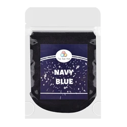 Vibrant Fabric Dye Set for Textiles - 24 Colors for Creative Clothing and Home Projects (Navy blue)