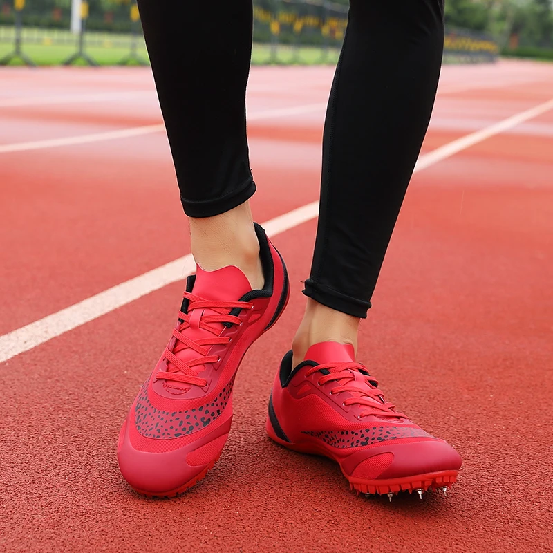 

Running Spiked Shoes Student Exam Competition Long Jump Track and Field Shoe Professional Middle Distance Sneakers Men