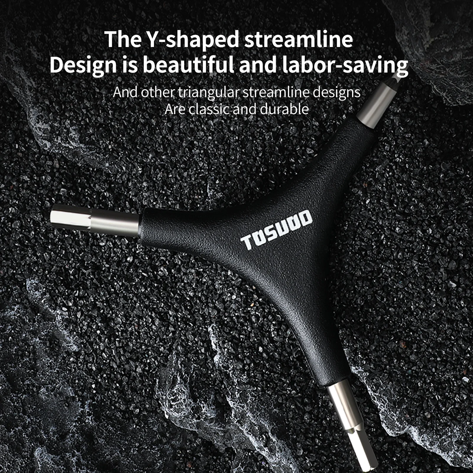 TOSUOD 3-In-1 Y-Shape Hex Wrench Portable Bicycle Repair Tool - Image 4