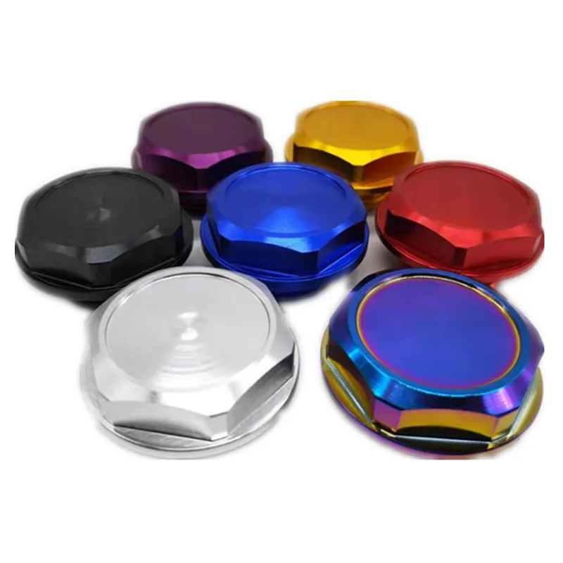 X AUTOHAUX Black Aluminum Oil Filler Cap - M37x3 Thread For Toyota Models, 31x57mm - View #7