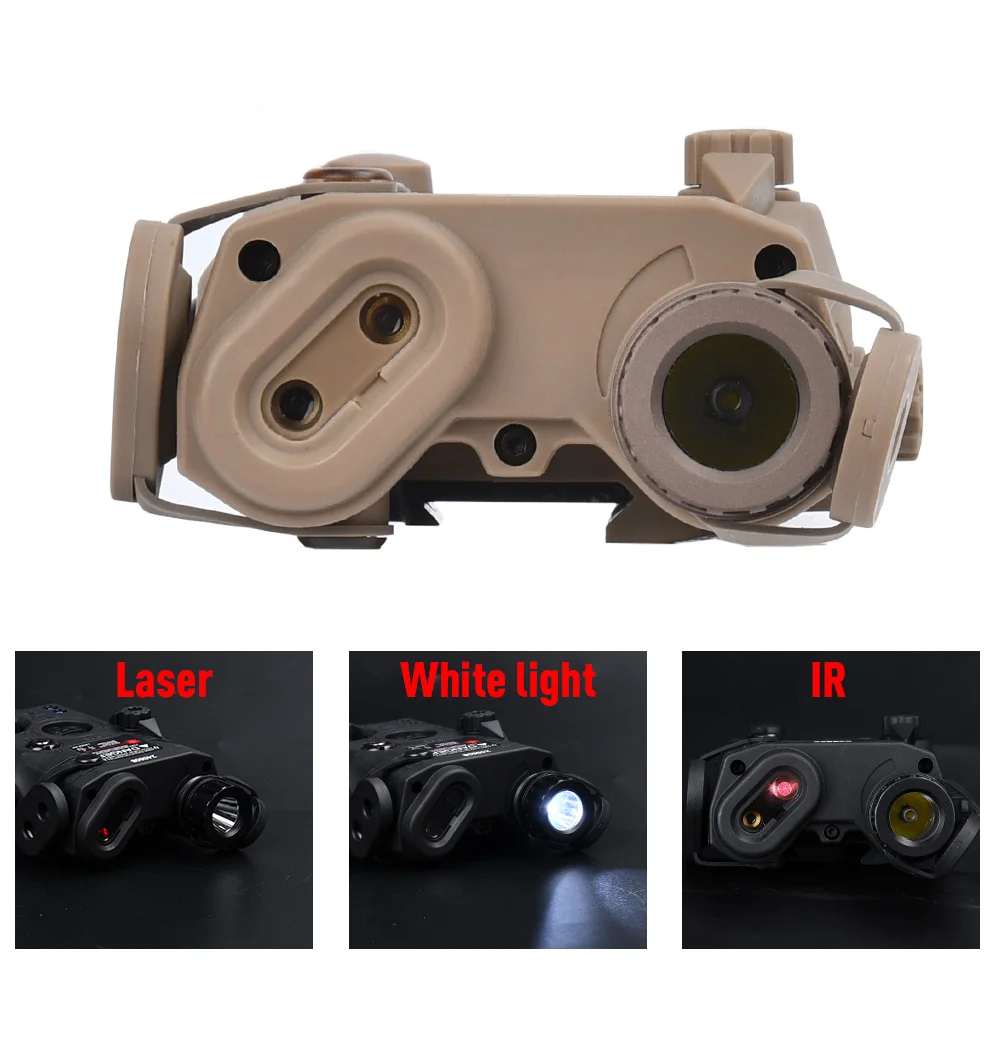 Module laser IR et lampe LED pour rail 20 mm