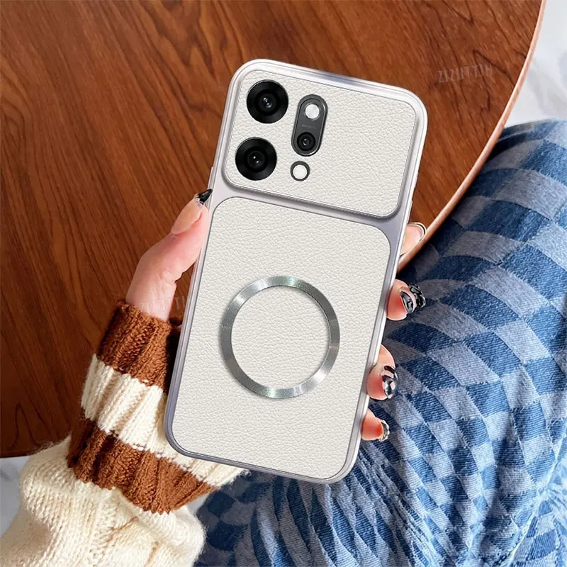 Lychee Texture CD Leather Phone Case - Premium Back Cover