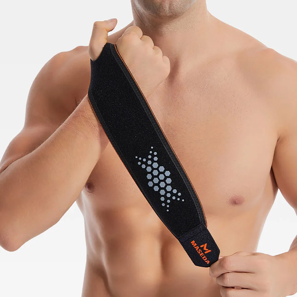 GOBYGO 1Pcs Wrist Support Nylon Tendon Sheath Wrist Guard Elastic Compression Wrap Guard Anti Sprain Badminton