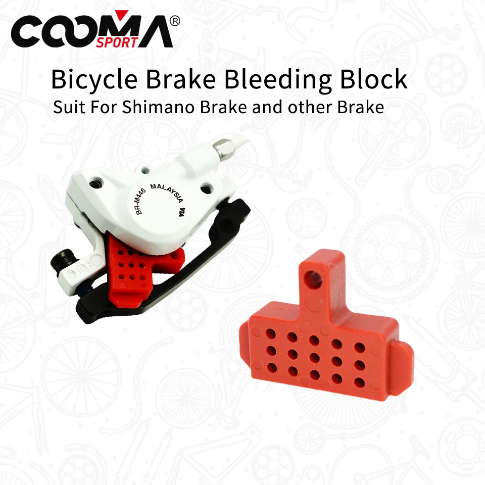 

Hydraulic Disc Brake Bleed Spacer for Shimano Brake System, Bleed Tool, 1 PCS, Red color