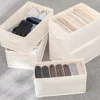 New Washable oxford Fabric Folding CD Storage Box underwear Foldable Bins Toys Organizer With Lid Storage Basket Laundry Basket 3