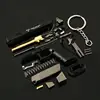 7cm Nylon ttiG34 Pistol Battlemaster Metal Toy Mini Detachable Hand Grab Model Toy keychain pendant Ornament Collection for Kids 2