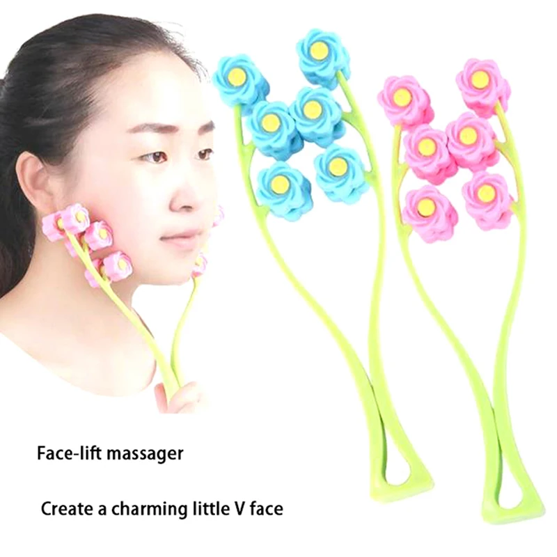 

1PC Slim Massage Facial Tool Women Beauty Neck Face Roller Massager Slimming Remove Double Chin Tool Skin Care Health