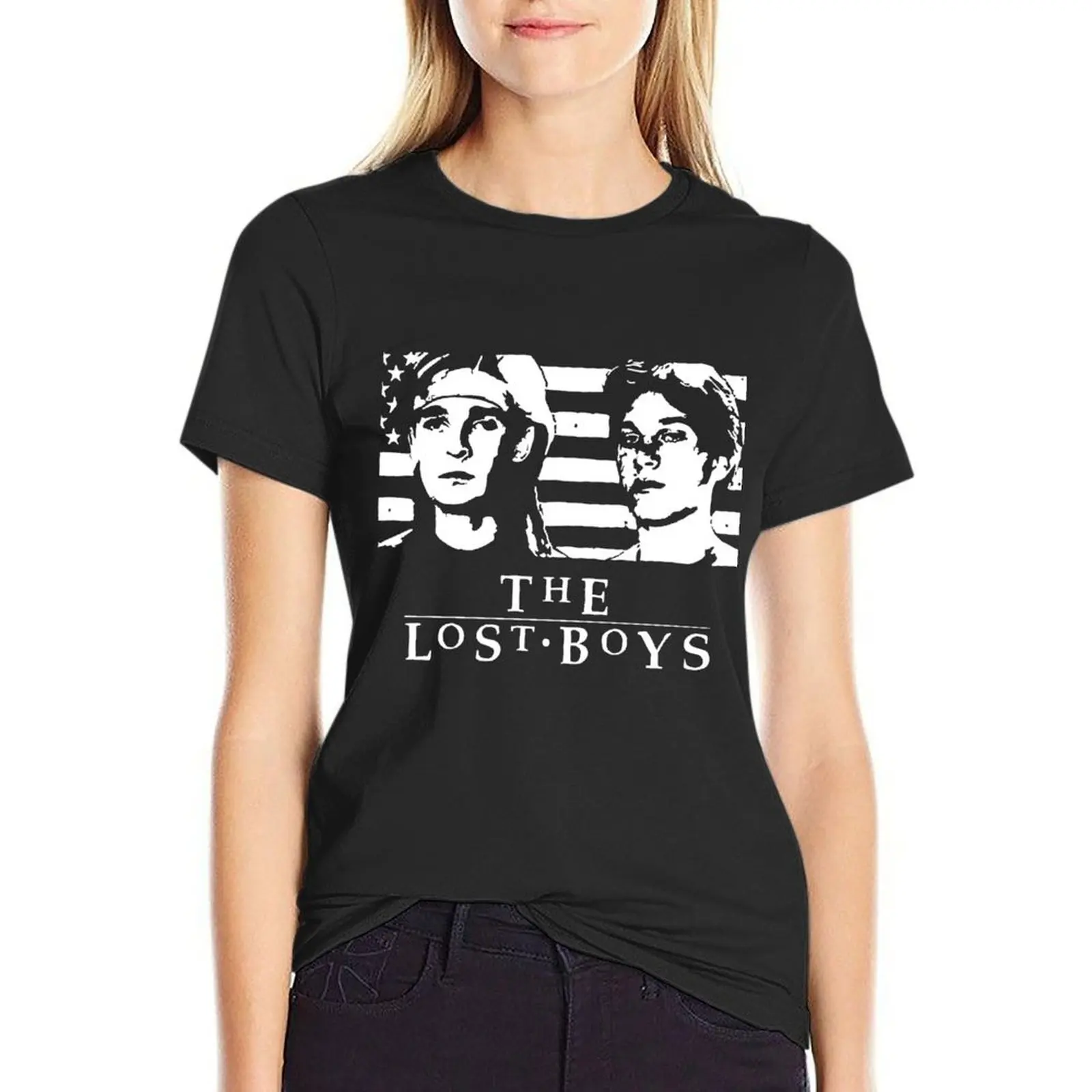 

The Frog Brothers T-shirt vintage clothes plus size tops Short sleeve tee t shirts for Women loose fit