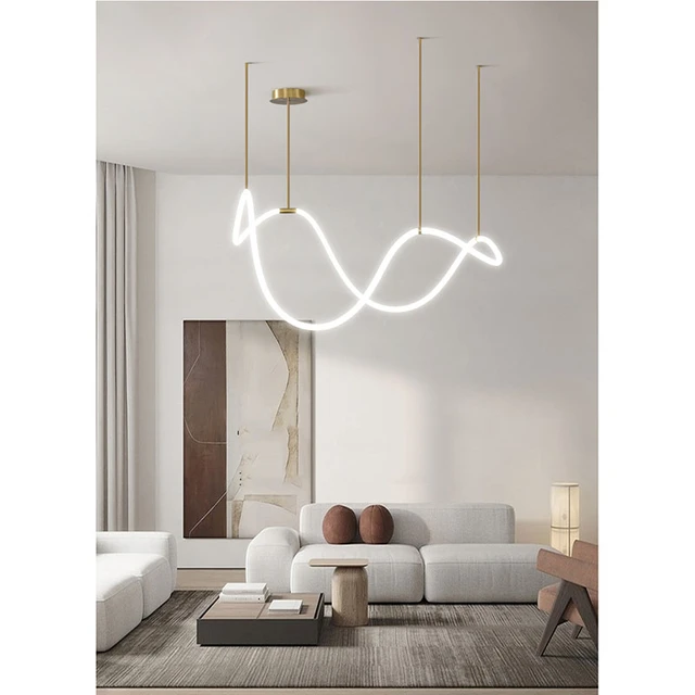 Geometrische Lampen im minimalistischen Design