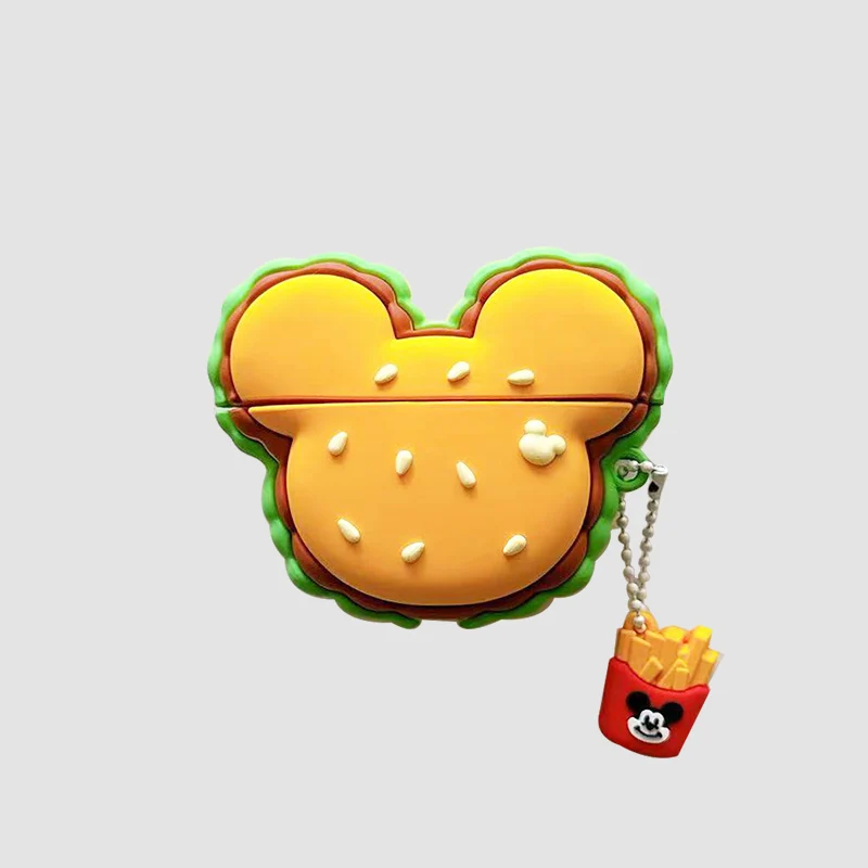 Mickey head Burger For Airpods Pro Pro Silicone Earphone