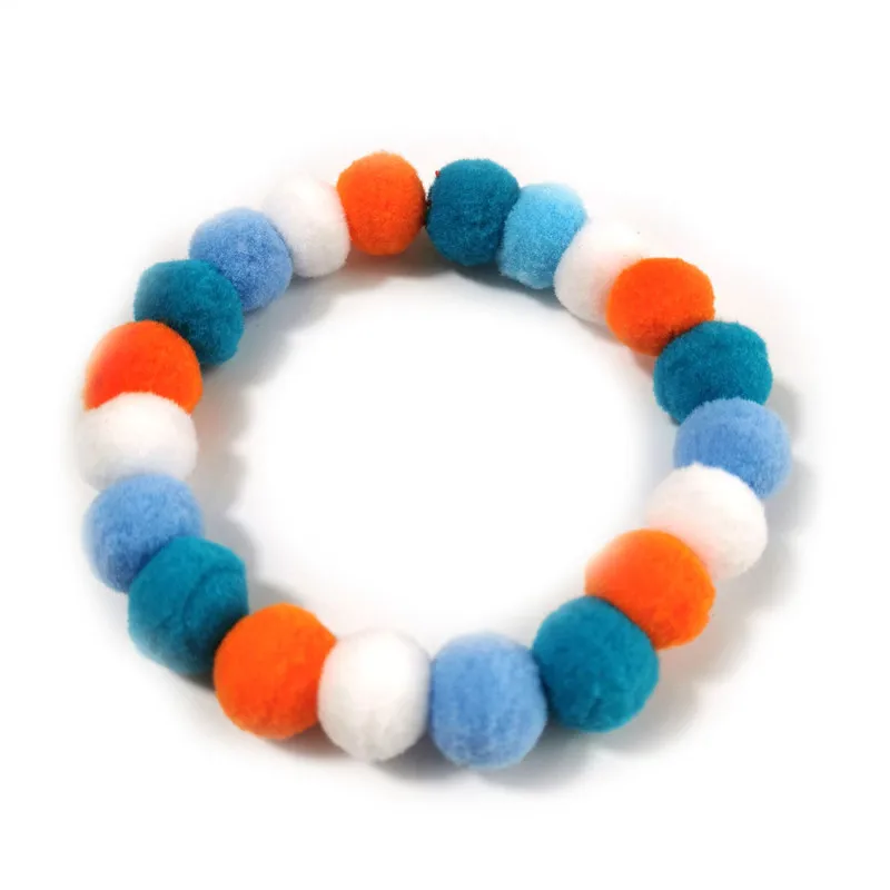 Dog Collar Pet Collar Pet Necklace Soft Pet Dog Cat Kitty Plush Ball Candy Necklace Decoration Collar Shiba Corgi Poodle Samoyed Bichon Bulldog Pets Accessories