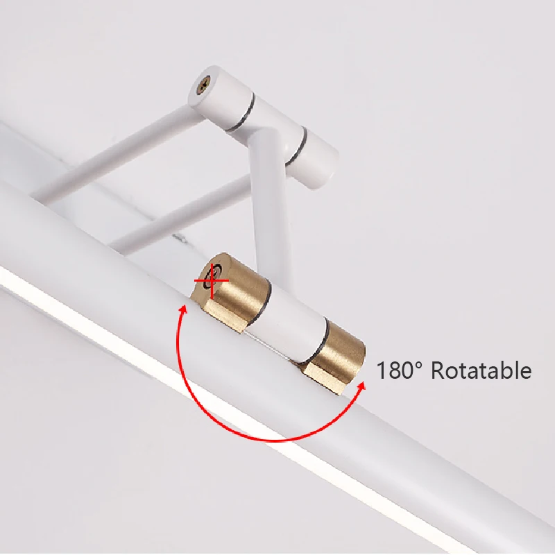 Foldable Telescopic Adjustable LED Mirror Front Light – Bathroom, Washbasin, Shower, Closet Makeup Fill Light 2
