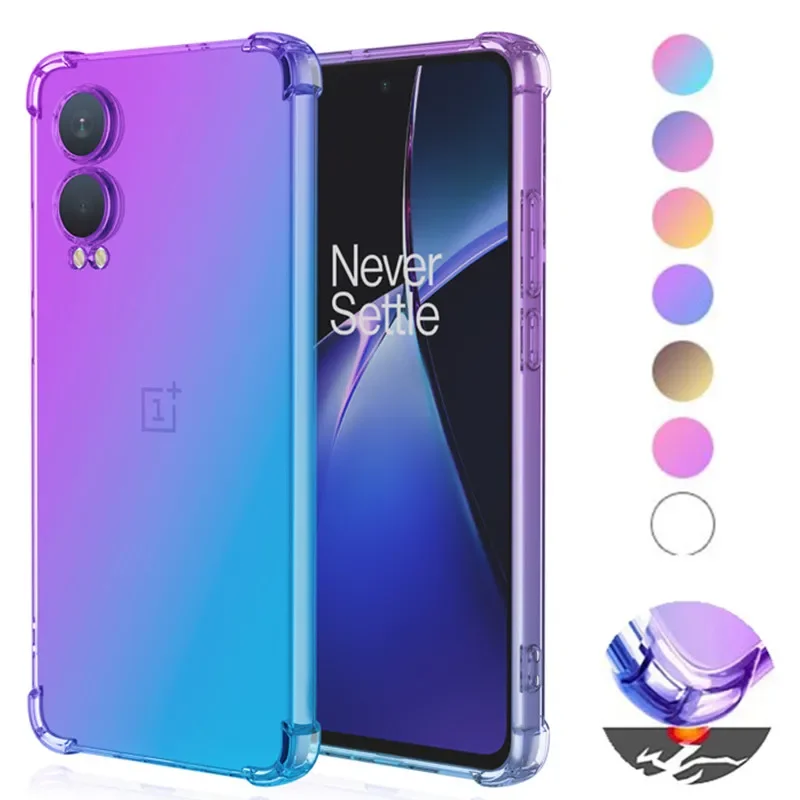 Gradient Airbag Shockproof TPU Protective Phone Cover