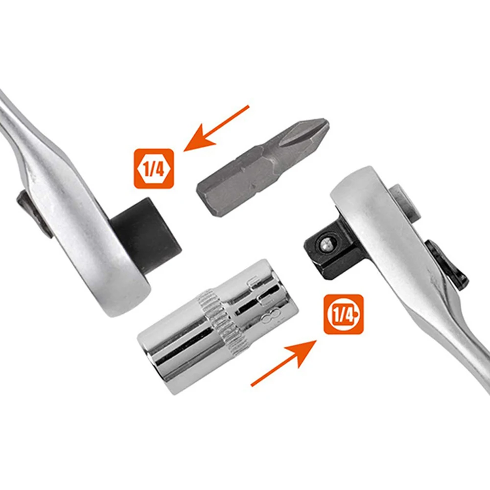 

1/4-inch Ratchet Wrench Steel Inner Hex Wrench Spanner Micro Wrench 2024 Hot Sale Brand New And High Quality Discount