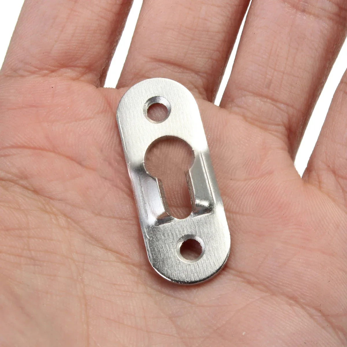 10/20Pcs 44mm x 16mm Picture Hanger Metal Keyhole Hanger Fasteners For Picture Photo Frame Furnniture Cabinet