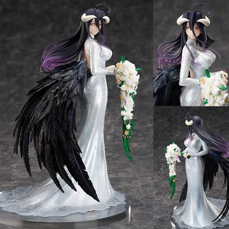 

25cm Overlord Albedo So-Bin Anime Figure Overlord III Albedo Action Figure Albedo Figurine Ainz Ooal Gown Figure Toys